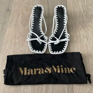 Mara & Mine Kitten Heel Sandals